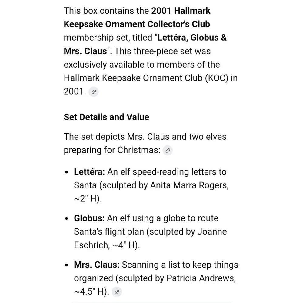 Hallmark Keepsake Ornament Collector's Club  